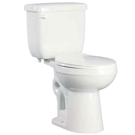 PROFLO 1.28 GPF Two-Piece Elongated Toilet with Left Hand Trip Lever and 12" Rough In