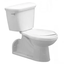 PROFLO 1 GPF Two-Piece Elongated Toilet with Right Hand Trip Lever and Rear Outlet