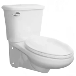 PROFLO 1.28 GPF Two-Piece Elongated Wall Mounted Toilet with Left Hand Trip Lever