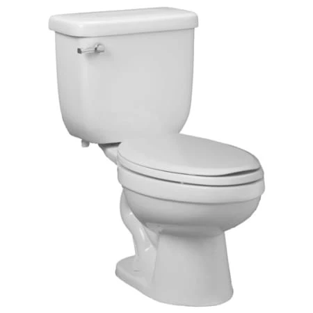 PROFLO 1.28 GPF Two-Piece Elongated Toilet with Left Hand Trip Lever and 10" Rough In