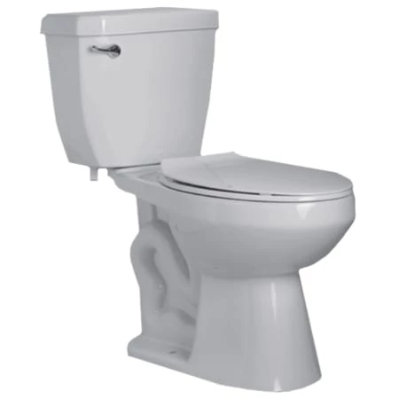 PROFLO 1.28 GPF Two-Piece Elongated Toilet with Left Hand Trip Lever and 10" Rough In