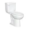 PROFLO Jerritt 1.6 GPF Two Piece Elongated Chair Height Toilet with Left Hand Lever - Less Seat, ADA Compliant